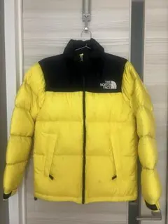 THE NORTH FACE ダウンジャケット　ヌプシ　イエロー　ブラック　M