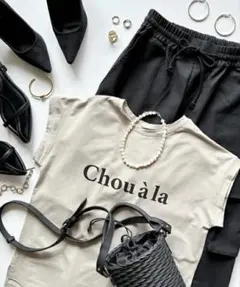 【2枚セット】aquagarageロゴTシャツ/オペーククリップ 白Tシャツのサムネイル
