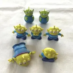 トイストーリー　リトルグリーンメン　エイリアン　フィギュア7点セット