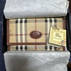 【極美品/箱】Burberrys バーバリー 長財布 ノバチェック ヴィンテージのサムネイル