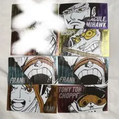 ワンピースキャラクターズコレクションカード ナミ キッド ミホーク クロコダイル