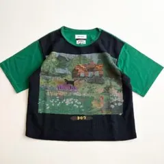 近年モデル✨MUVEIL ミュベール 手刺繍 ガーデンプリント Tシャツ 半袖のサムネイル