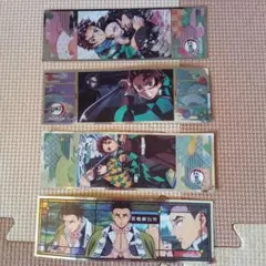 鬼滅の刃　ステッカーシール　４枚　コレクションガム