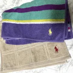 Ralph Lauren ラルフローレン フェイスタオル 2枚セット