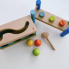 廃盤　HABA ハンマートイ　セット　ネジ回し　大工　クーゲリーノのサムネイル