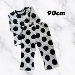 パジャマ ベビー キッズ 水玉 ドット 90cm しまむら