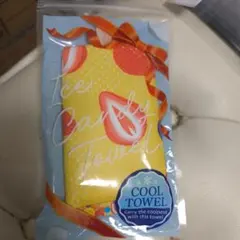熱中症対策　アイスキャンディみたいなクールタオル　ストロベリー