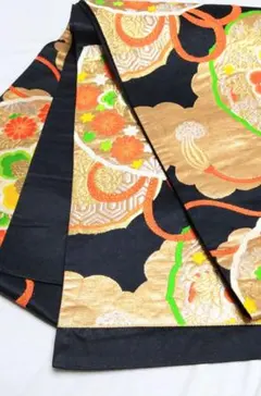 ア*読様 華やかな花柄 袋帯