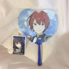 あんスタ　ハートうちわ　デコステ　朱桜司