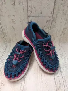 KEEN UNEEK サンダル キッズ ネイビー ピンク　15cmのサムネイル