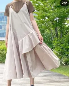DEAR DANSKIN DRAPED ONE PIECEワンピース27500円