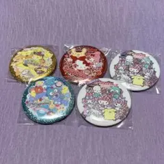 サンリオ　キャラクター　缶バッジ 5個セット