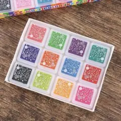 12色インクパッドセット