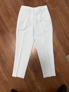 PLST ブルー スティックパンツ リネンブレンド S カジュアル 値下げ