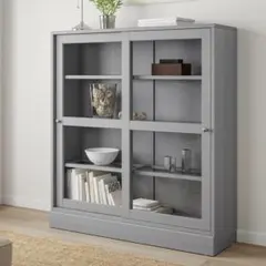 【最終】【直接引渡可】 IKEA HAVSTA コレクションケース 食器棚のサムネイル
