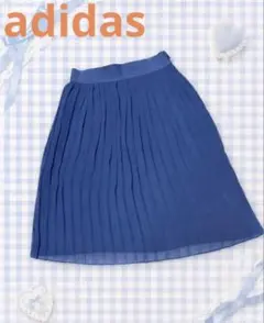 adidas プリーツスカート ブルー トレフォイルロゴのサムネイル
