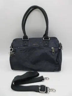 [U12005]キプリング 2way ショルダーバッグ ネイビー系