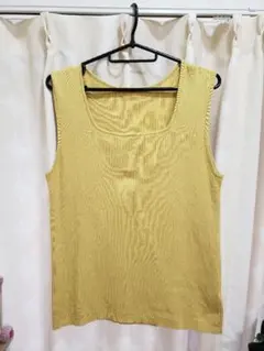 GU ノースリーブトップス イエロー
