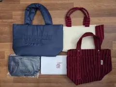 コメダ珈琲福袋トートバッグとポーチと小皿のまとめ売り