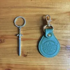 ゼルダの伝説　キーホルダー２個セット（チャーム）