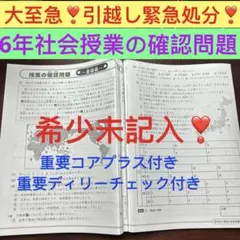 サピックス 6年 社会/テキスト(通常授業➕春夏冬講習、土特、SS等