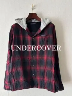 UNDERCOVER Hooded Rayon Check L/S Shirt