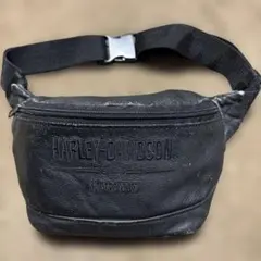 ハーレー　harley davidson 本革　レザー　ウエストバッグ　アメカジ ハーレー harley davidson 本革 レザー ウエストバッグ アメカジ