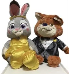 ズートピア 2 FukuFuku V-BIGぬいぐるみ ニックジュディ2種セット
