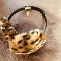 豹柄イヤーマフラー