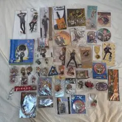 銀魂 沖田総悟 45点セット 缶バッジ アクリルキーホルダー ラバスト