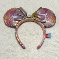 ディズニー カチューシャ 40周年 スパンコール 記念 限定 キラキラ ミニー