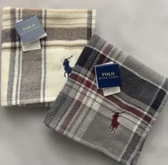 ♦︎ラルフローレン ガーゼ タオルハンカチ　2枚