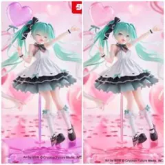 【新品】初音ミク✧AMP フィギュア (通常) (タイクレ限定) 8種セット タイクレ限定 & 通常 セット 初音ミク Princess AMP フィギュア