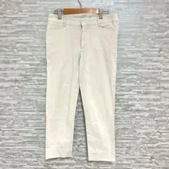 イッツインターナショナル ✨M ベージュパンツ クロップド　キレイ目　カジュアル