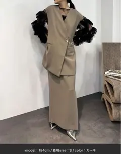 ANDRESD バックシアージレセット　デコラティブチュールトップス 3点 ANDRESD バックシアージレセット デコラティブチュールトップス 3点 M