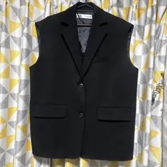 ジレ　ノースリーブジャケット