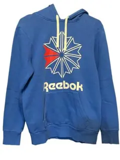 Reebok フード付きパーカー 青