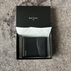 Paul Smith ブラックレザー 二つ折り財布