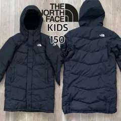 日本未入荷　ノースフェイス　キッズ　ロングダウンジャケット　150 黒