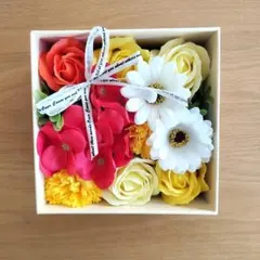 観賞用 シャボンフラワー ボックスアレンジメント