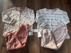 ユニクロ　長袖パジャマ90cm 2着セット