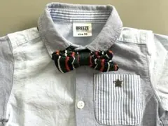 BREEZE 蝶ネクタイ付きシャツ 90cm