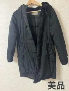 【美品】ユナイテッドアローズ ダウンコート 黒 M-Lサイズ