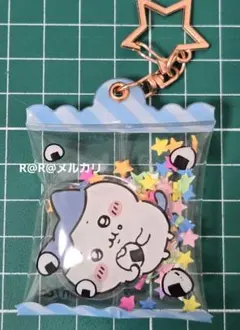 韓国　ちいかわ　はちわれ　キャンディ型キーリング　キーホルダー　エアーキーリング