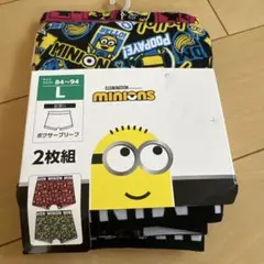 【新品未使用】ミニオン ボクサーパンツ 2枚組 Lサイズ