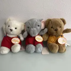 昭和レトロ　リトルカンパニー　ファースト社　ゾウ　クマ　当時物　ぬいぐるみ