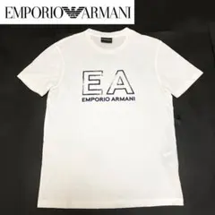 美品 EMPORIO ARMANI EAロゴ アルマーニ Tシャツ ホワイト