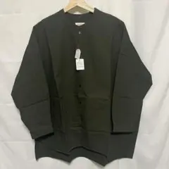 GALLEGOS DESPORTES バンドカラーシャツ L オリーブのサムネイル