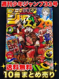 週刊少年ジャンプ 33号 ワンピースカード付録付き 10冊まとめ売り