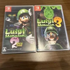 ルイージマンション2 ルイージマンション3 Switch 2本セット